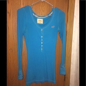 Hollister Women’s Long Sleeve Button Down T-shirt